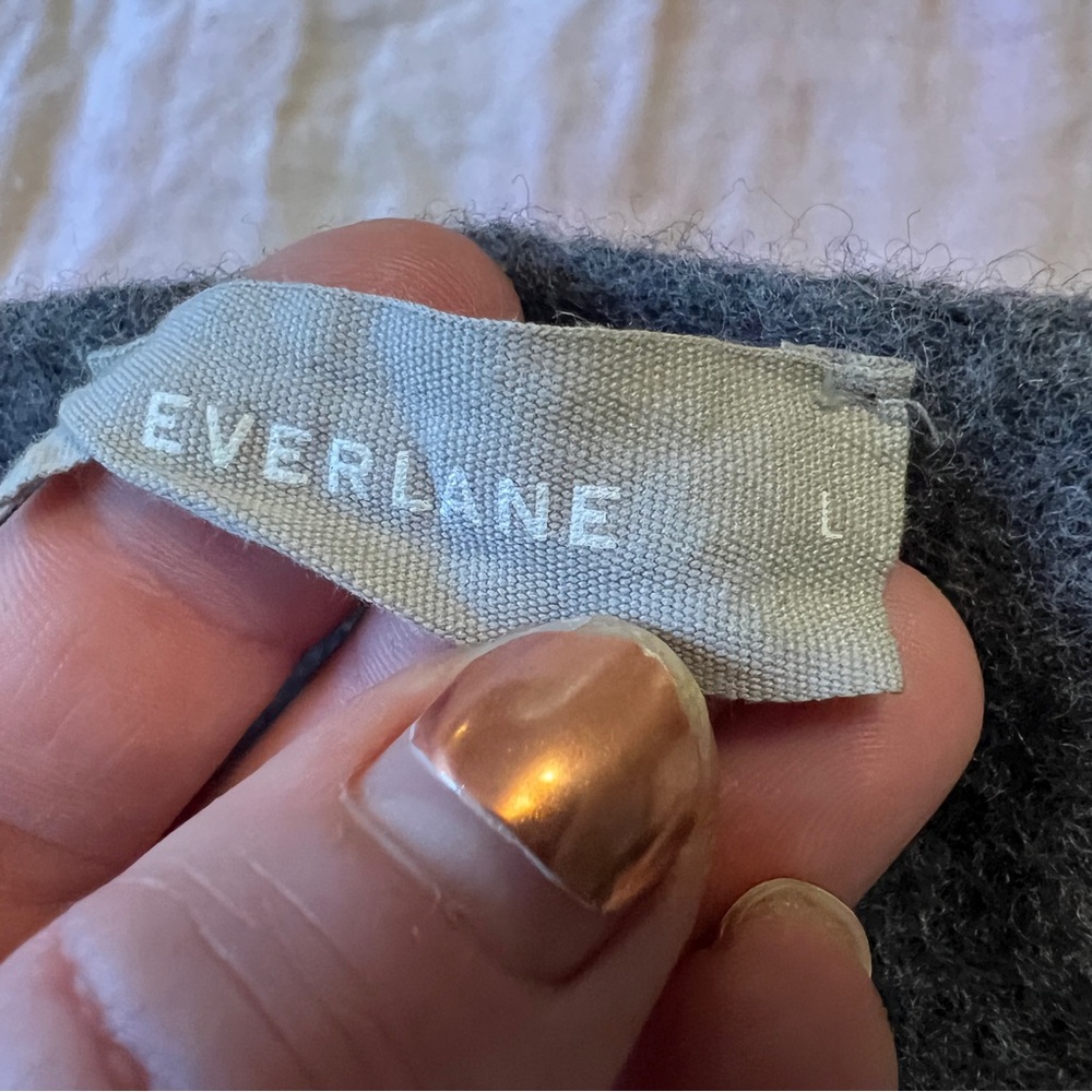 Everlane Gray Ribbed Tank Top - Picture 3 of 9